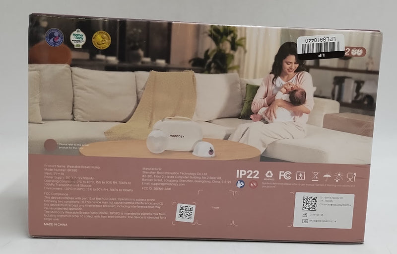 Momcozy M5 Smart Core Double Wearable Breast Pump NEW SEALED