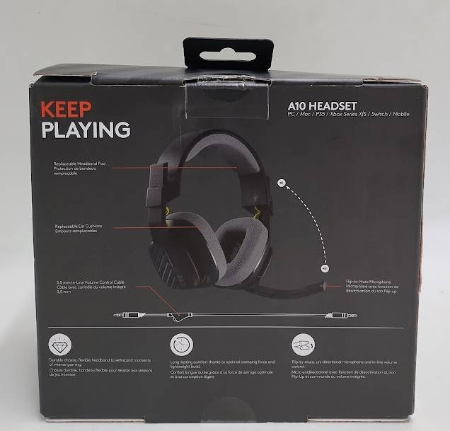 Astro A10 Wired Gaming Headset for PlayStation 4/5 - Black SEE DETAILS