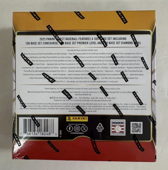 2025 Panini Select Baseball Mega Box