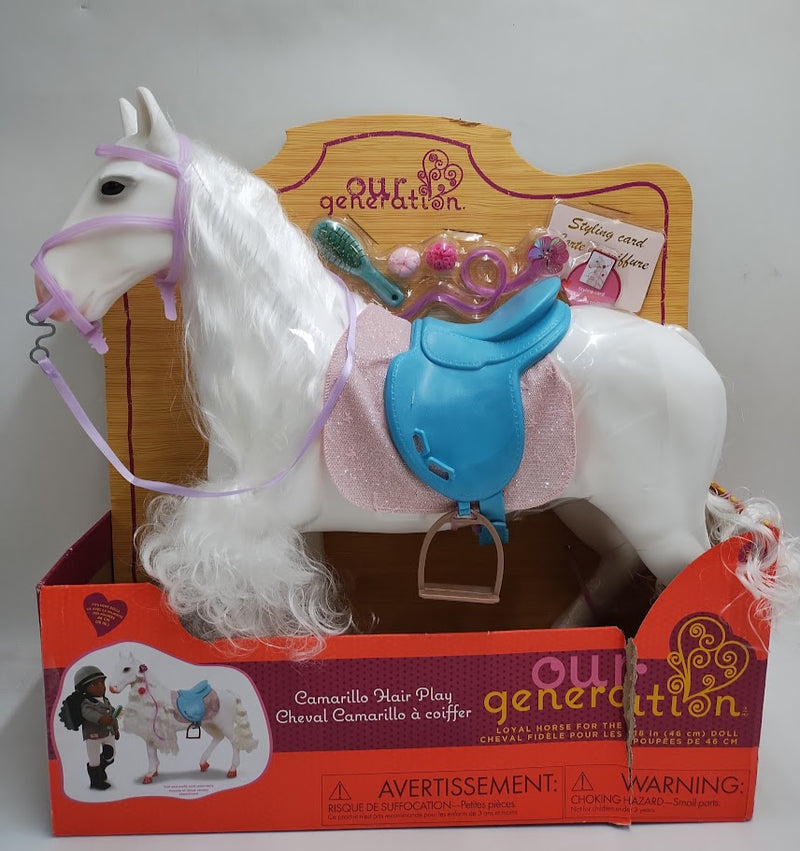 Our Generation Camarillo Hair Play Horse Accessory Set for Dolls SEE DETAILS (LOCAL PICKUP ONLY)