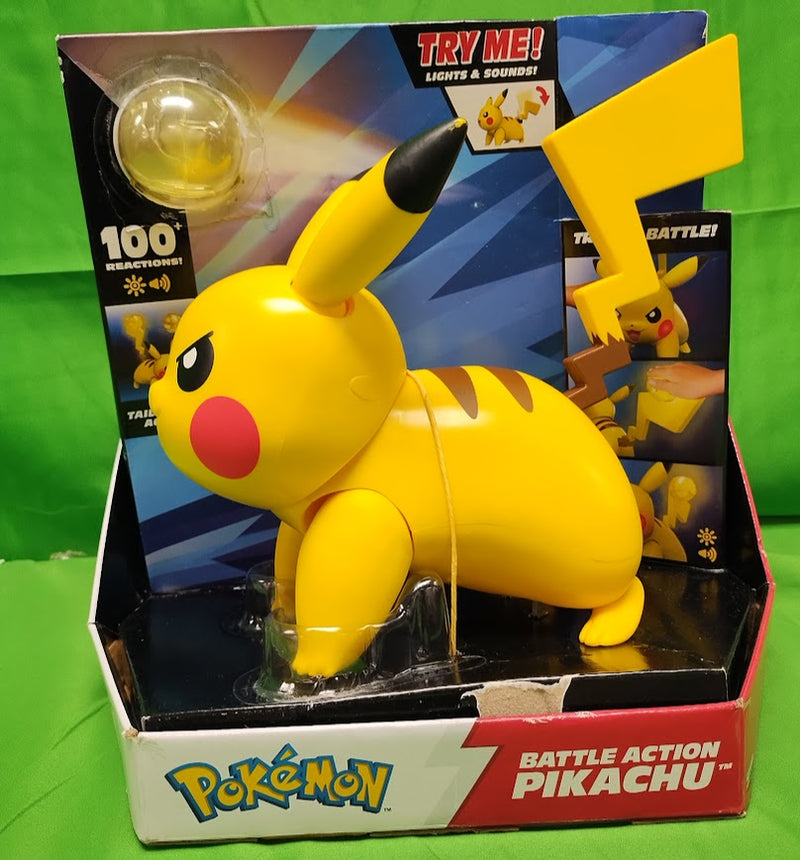 Pokemon Deluxe Feature Action Figure - Battle Action Pikachu SEE DETAILS