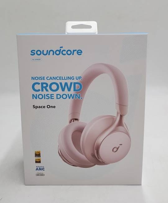 Anker Soundcore Space One Over-Ear Hi-Res Bluetooth Headphones - Pink