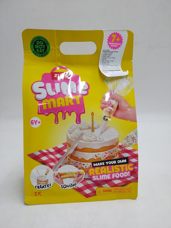 Slime Mart Bag - Birthday Cake