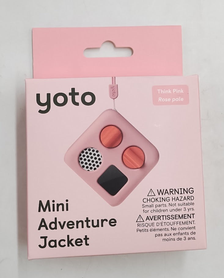 Yoto Mini Adventure Jacket Think Pink: Silicone Accessory for Learning System