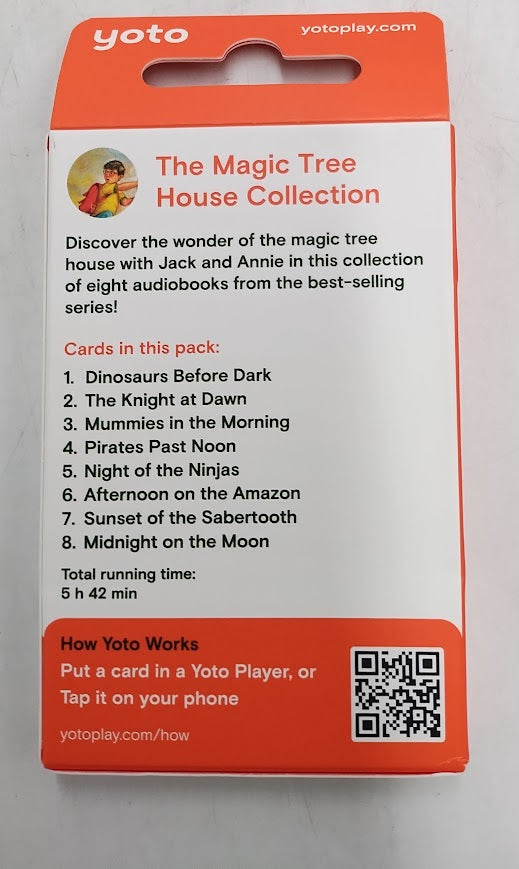 Yoto The Magic Treehouse Audio Card Collection (8 Card Pack) *ADD 3 TO YOUR CART & 1 IS FREE!*