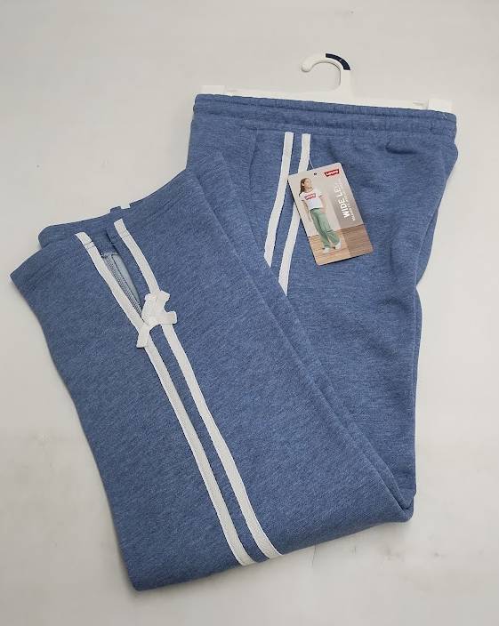 Levi's Girls' Pull-On Knit Wide Leg Pants - Blue L
