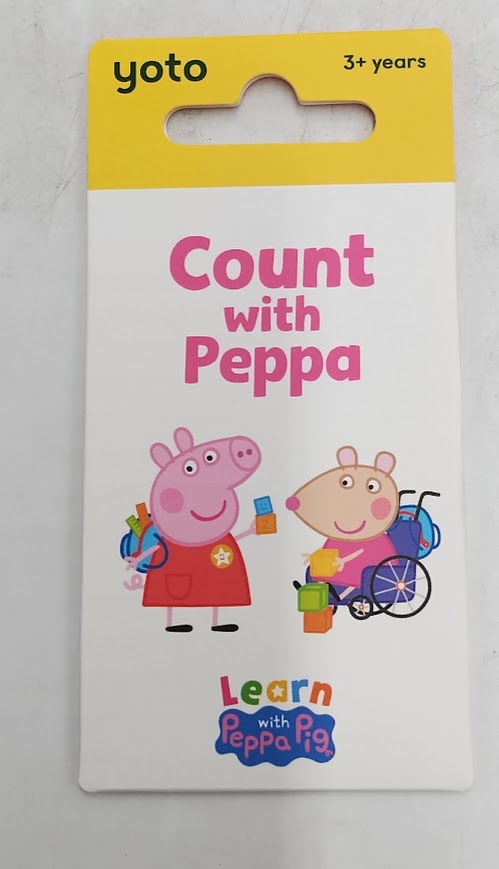 Yoto Learn with Peppa Pig: Educational Audio Card *ADD 3 TO YOUR CART & 1 IS FREE!*
