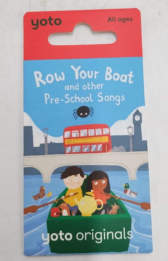 Yoto Row Your Boat and Other Pre-School Songs Audio Card *ADD 3 TO YOUR CART & 1 IS FREE!*