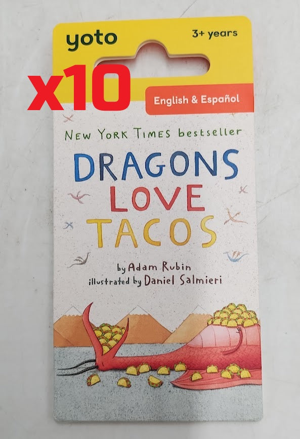 LOT OF 10!!!! Yoto Dragons Love Tacos Audio Card