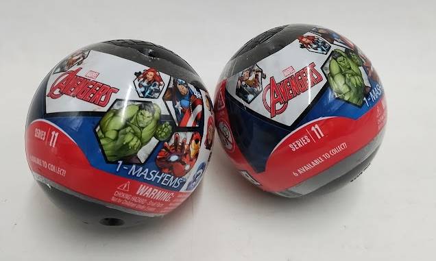 LOT OF 2!! Mash'ems Marvel Avengers Surprise Reveal Squishy Toy