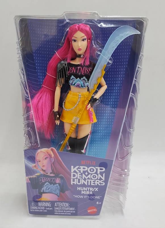 KPop Demon Hunters HUNTR/X Mira Fashion Doll in Removable Look