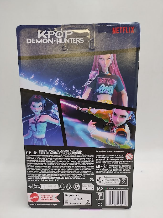 KPop Demon Hunters HUNTR/X Mira Fashion Doll in Removable Look