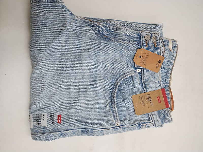 Levi's Women's Low-Rise Superlow Loose Jeans - Abraided Art 32
