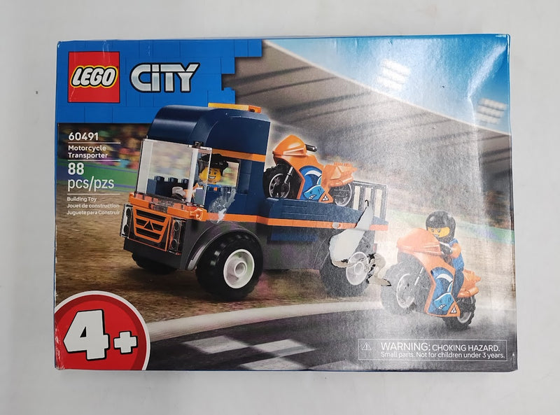 LEGO City Motorcycle Transporter Toy for Kids 60491 SEE DETAILS