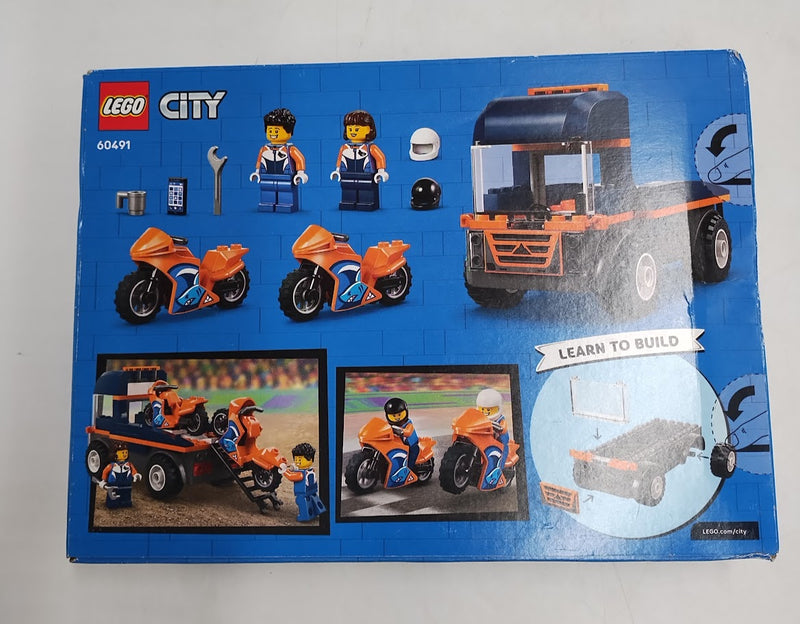 LEGO City Motorcycle Transporter Toy for Kids 60491 SEE DETAILS