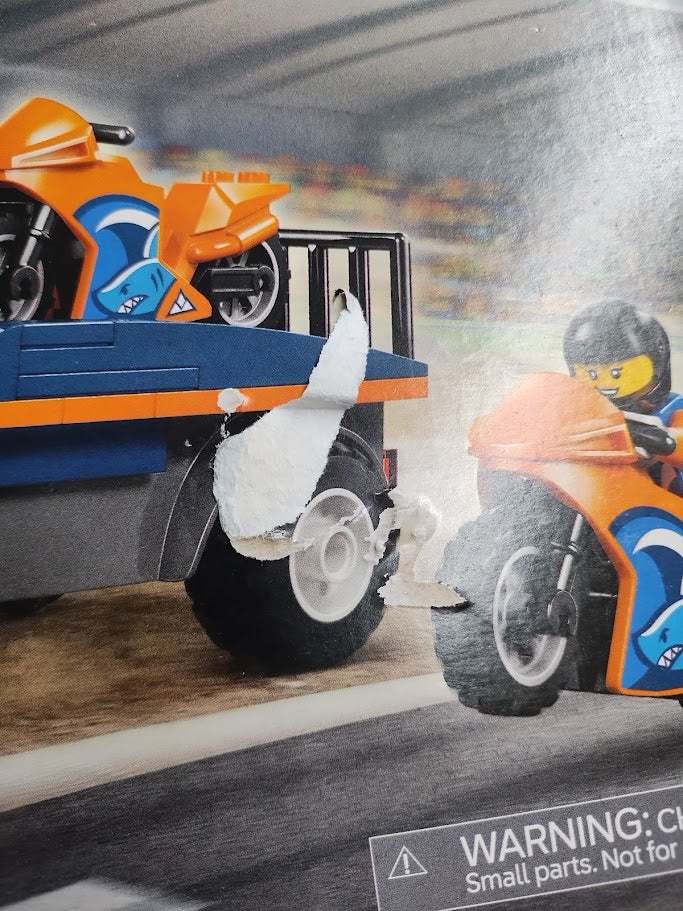 LEGO City Motorcycle Transporter Toy for Kids 60491 SEE DETAILS