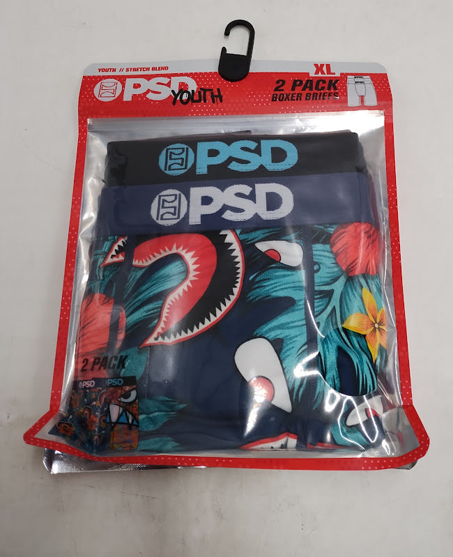 PSD Boys' 2pk Warface Wild Boxer Briefs Underwear - Blue/Red XL