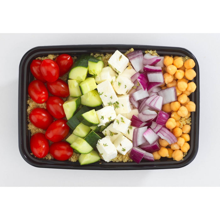 Good Cook Meal Prep Black Containers + Lids - 10ct