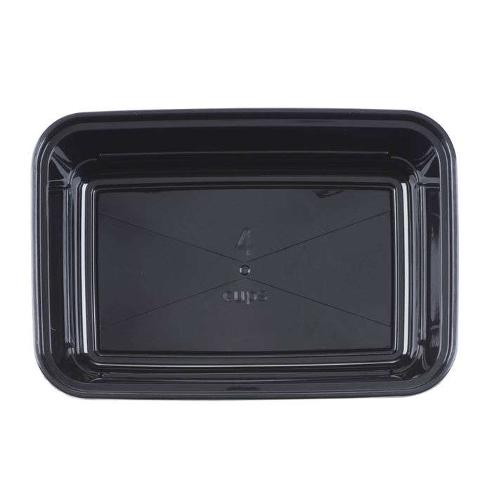 Good Cook Meal Prep Black Containers + Lids - 10ct