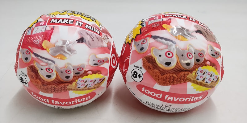 2 PACK !! MGA's Miniverse Make It Mini Target Food Favorites