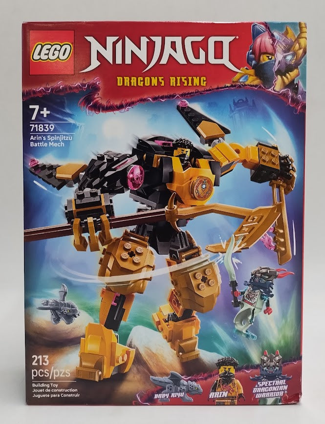 LEGO NINJAGO Arin's Spinjitzu Battle Mech Kids Toy 71839 SEE DETAILS