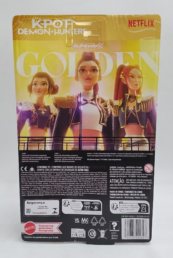 KPop Demon Hunters HUNTR/X Mira Golden Singing Doll 5 Posable Joints SEE DETAILS