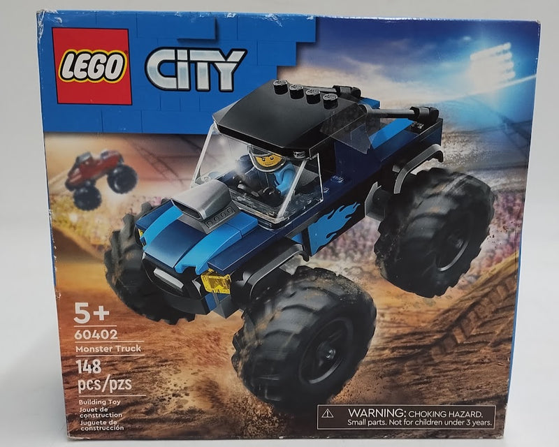 LEGO City Blue Monster Truck Off-Road Toy, Mini Monster Truck 60402 SEE DETAILS
