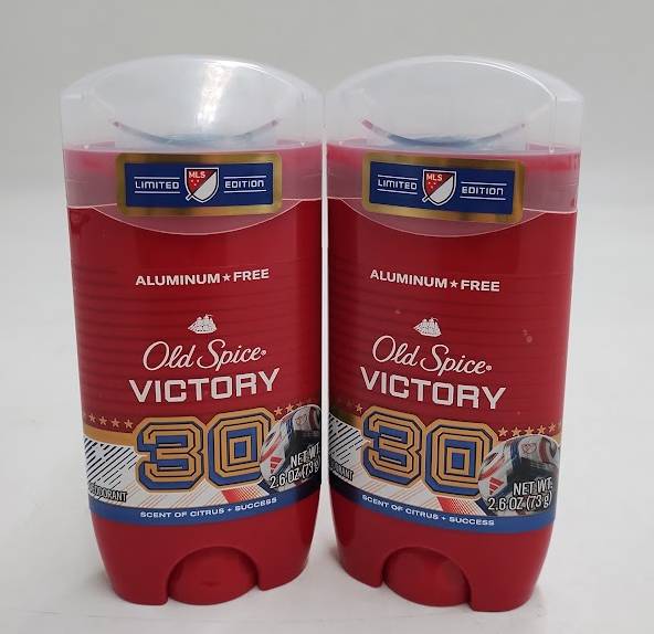 LOT OF 2 !! Old Spice Red Collection MLS Victory 30 Deodorant