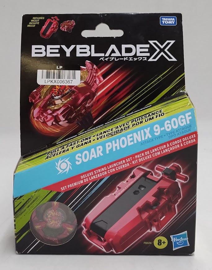 Beyblade X Soar Phoenix 9-60GF Deluxe String Launcher Set SEE DETAILS