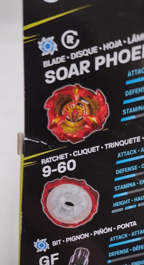 Beyblade X Soar Phoenix 9-60GF Deluxe String Launcher Set SEE DETAILS
