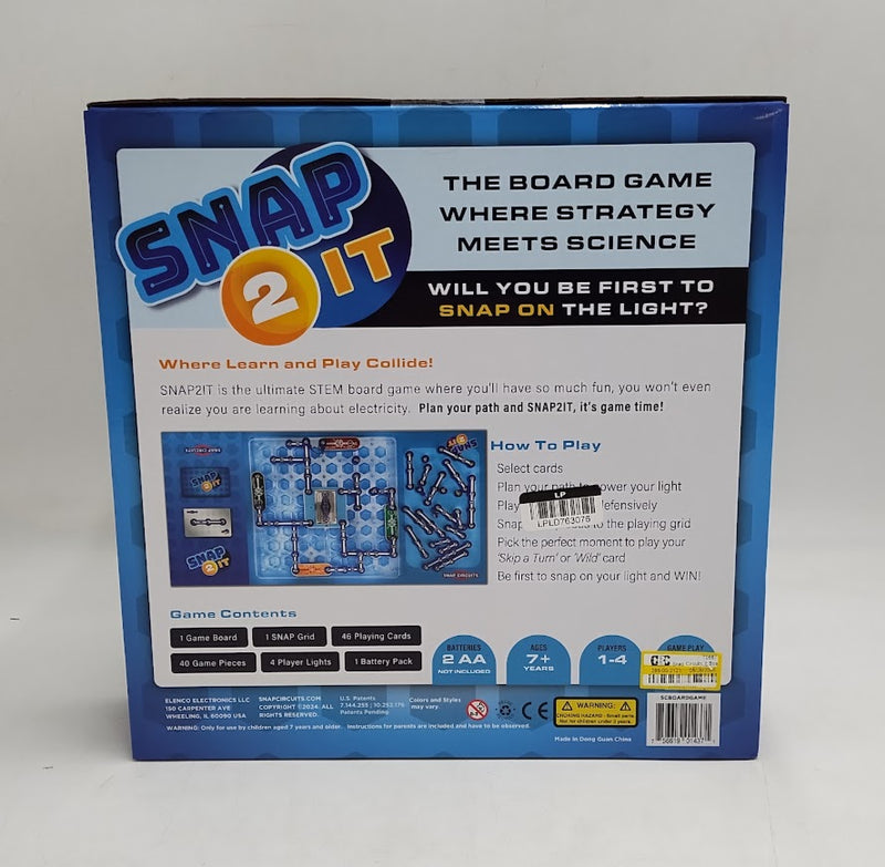 Snap Circuits It Board Game Science Kits: Educational STEM Toy Grades 1-4