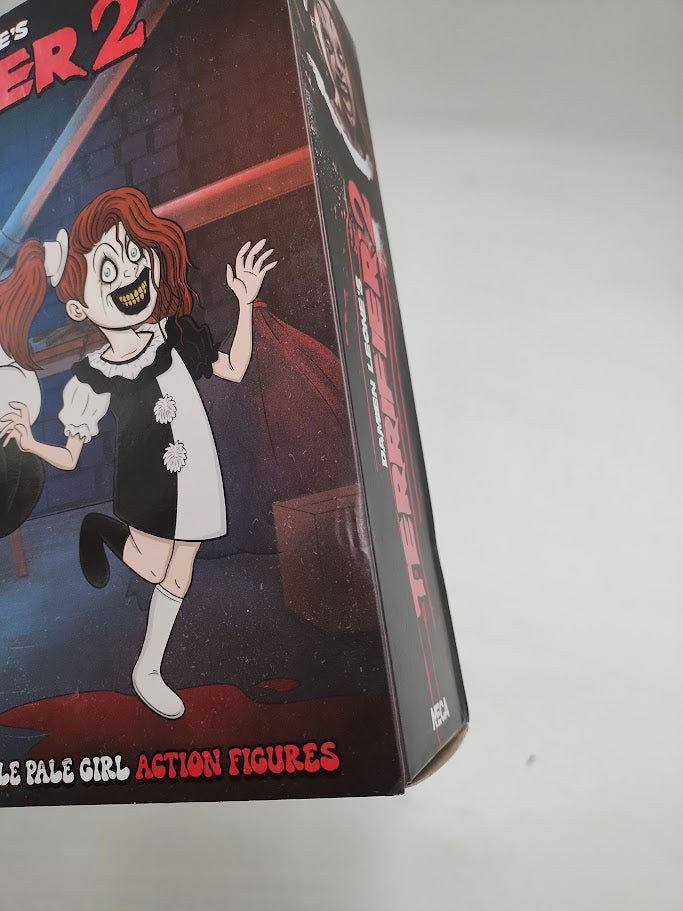 NECA Terrifier 2 Ultimate Art the Clown & Little Pale Girl 7” Figure SEE DETAILS