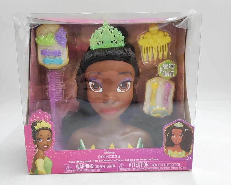 Disney Princess Tiana Styling Head 14-pieces SEE DETAILS