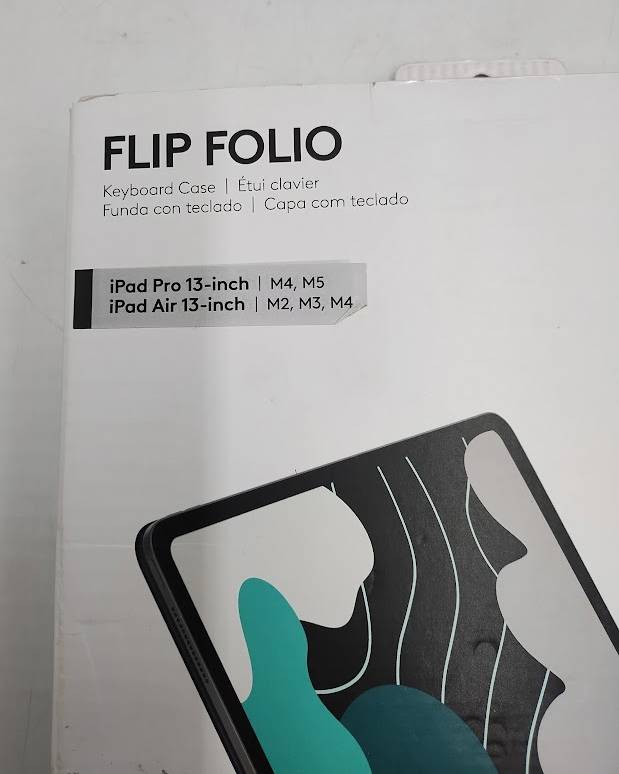 Logitech 13" Flip Folio for iPad Pro Air 13in **BRAND NEW, OPEN BOX**