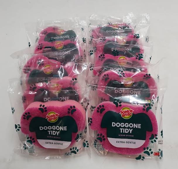 LOT OF 10!! Scotch-Brite Doggone Tidy Dog Sponge