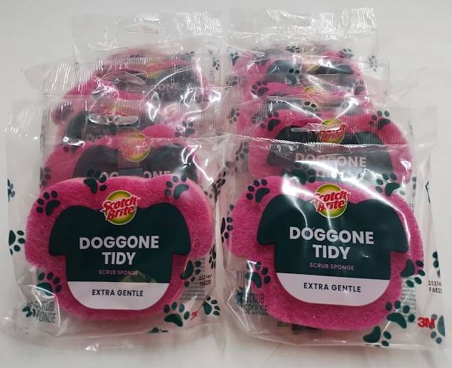 LOT OF 10!! Scotch-Brite Doggone Tidy Dog Sponge