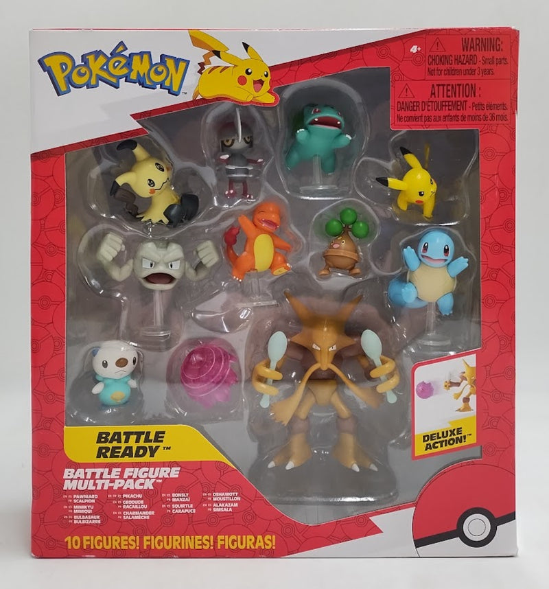 Pokemon 2" Battle Ready Mini Figure Set - 10pk SEE DETAILS