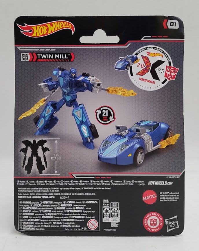 Transformers Collaborative Hot Wheels x Transformers Twin Milla SEE DETAILS