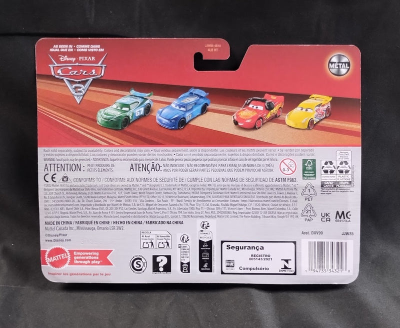 Pixar Cars Lightning McQueen & Rusteze Cruz Ramirez 2-Pack JJW85