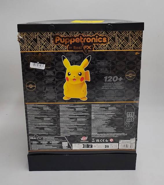 Pokemon Pikachu Puppetronic by RealFX - 16" Interactive Plush SEE DETAILS