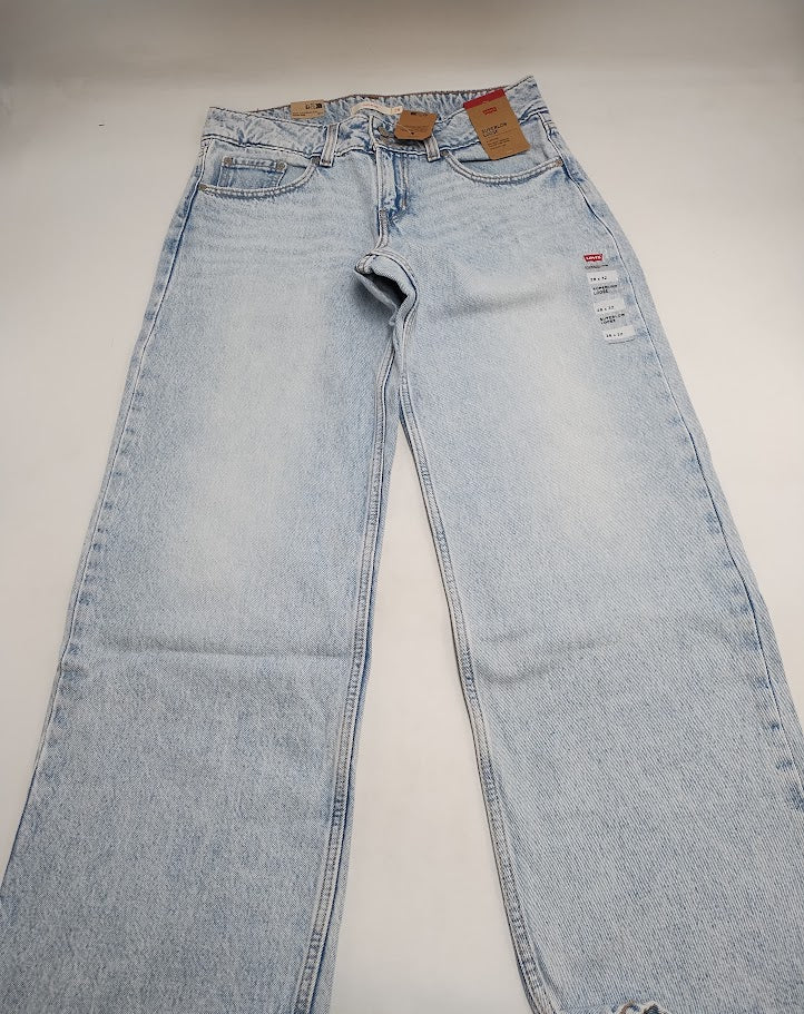 Levi's Women's Low-Rise Superlow Loose Jeans - Abraided Art 28
