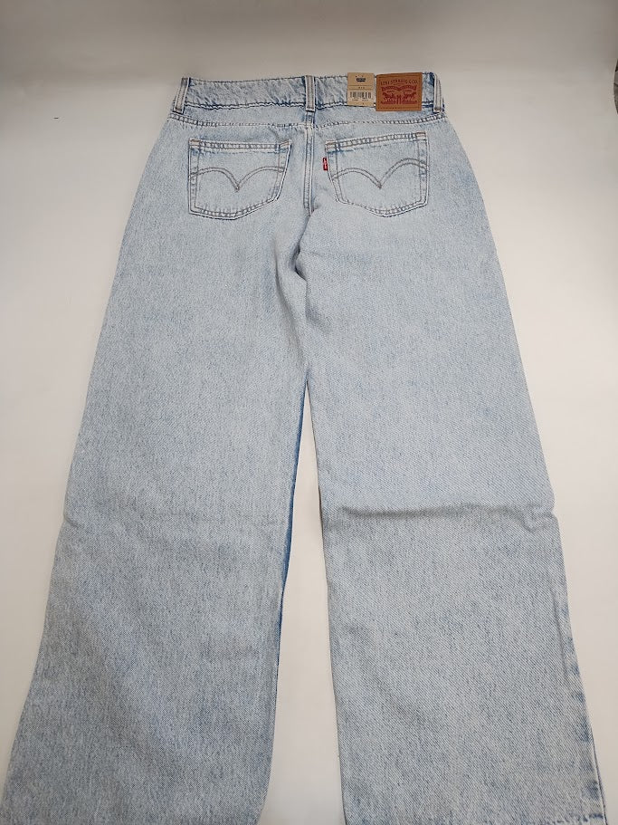 Levi's Women's Low-Rise Superlow Loose Jeans - Abraided Art 28