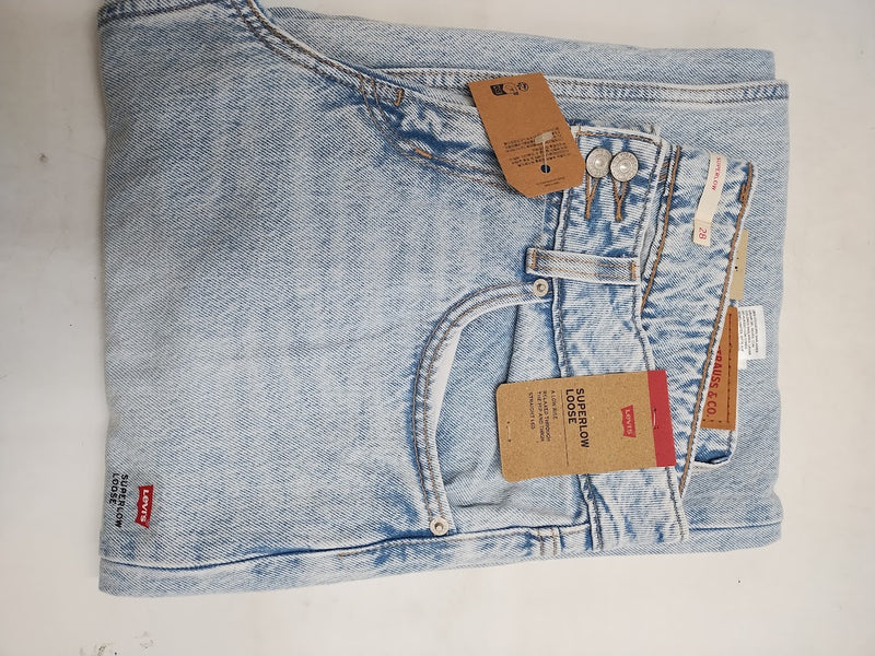 Levi's Women's Low-Rise Superlow Loose Jeans - Abraided Art 28
