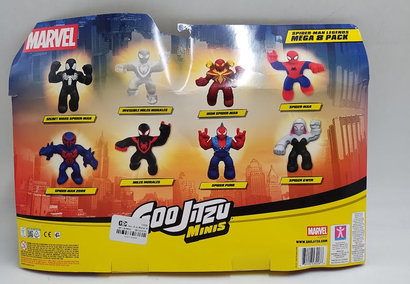 Goo Jit zu Marvel Minis Spider-Man 8-Pack Exclusive SEE DETAILS