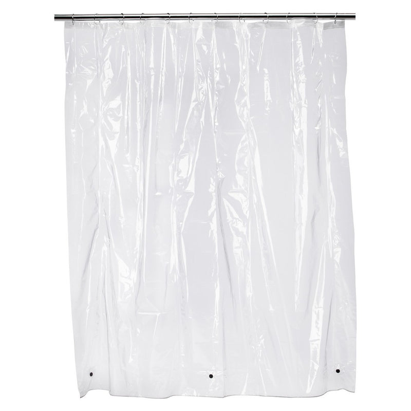 Solid Super Soft PEVA Shower Liner Clear - Room Essentials&