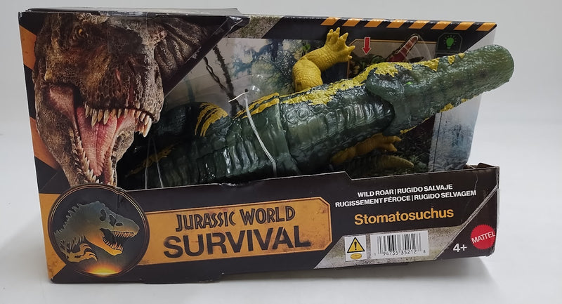 Jurassic World Wild Roar Stomatosuchus Dinosaur Action Figure Toy SEE DETAILS