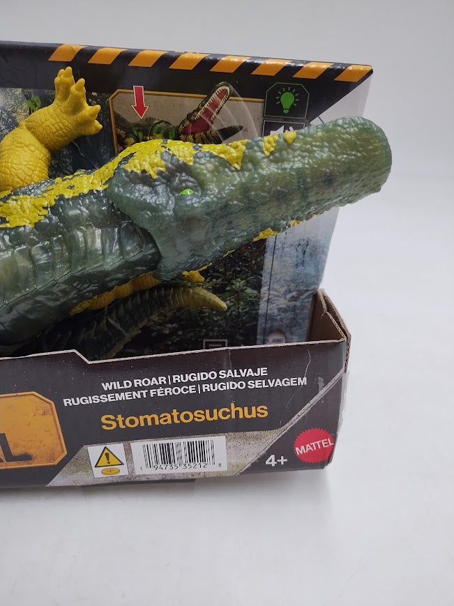 Jurassic World Wild Roar Stomatosuchus Dinosaur Action Figure Toy SEE DETAILS