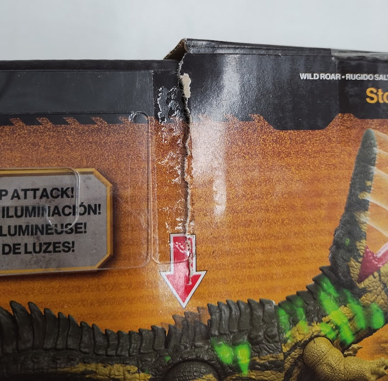 Jurassic World Wild Roar Stomatosuchus Dinosaur Action Figure Toy SEE DETAILS