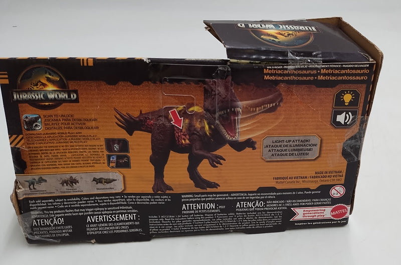 Jurassic World Wild Roar Metriacanthosaurus Dinosaur SEE DETAILS