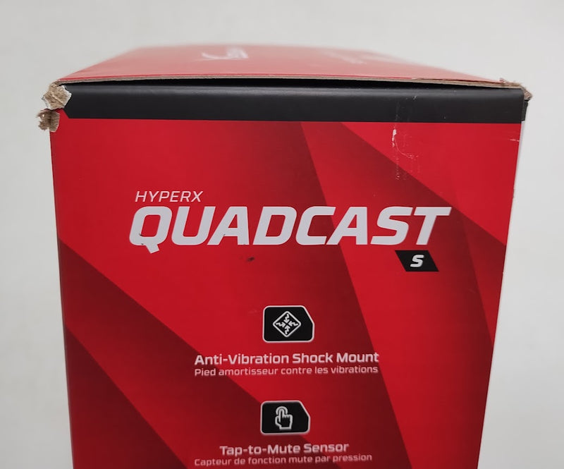 HyperX QuadCast S RGB USB Condenser Microphone - White SEE DETAILS